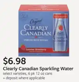 Fareway Clearly Canadian Sparkling Water offer