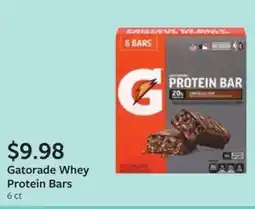 Fareway Gatorade Whey Protein Bars offer