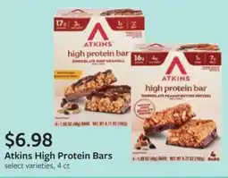 Fareway Atkins High Protein Bars offer