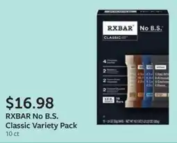 Fareway RXBAR No B.S. Classic Variety Pack offer