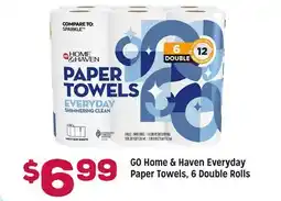 Grocery Outlet GO Home & Haven Everyday Paper Towels offer