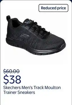 Walmart Skechers Men's Track Moulton Lightweight Memory Foam Trainer Sneakers (Wide Width Available) offer
