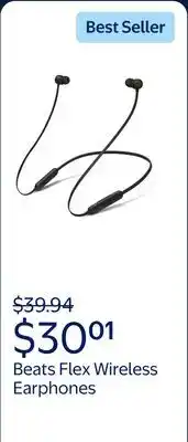 Walmart Beats Flex – All-Day Wireless Earphones – Beats Black offer