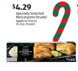 Aldi Specially Selected Mascarpone Strudel offer