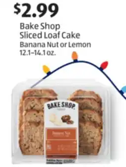Aldi Bake Shop Sliced Loaf Cake offer