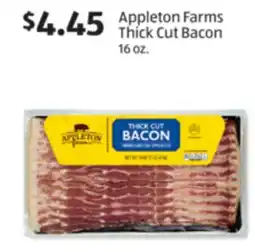 Aldi Appleton Farms Thick Cut Bacon offer