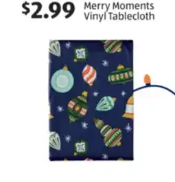 Aldi Merry Moments Vinyl Tablecloth offer