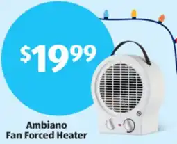Aldi Ambiano Fan Forced Heater offer