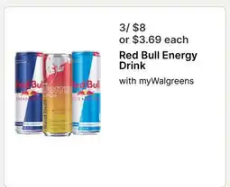 Walgreens Red Bull Energy Drink offer