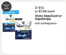 Walgreens Vicks VapoCool or VapoDrops offer