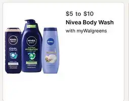 Walgreens Nivea Body Wash offer