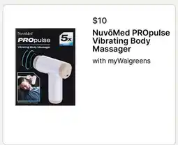 Walgreens NuvōMed PROpulse Vibrating Body Massager offer