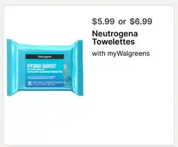 Walgreens Neutrogena Towelettes offer