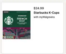 Walgreens Starbucks K-Cups offer
