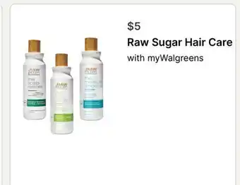 Walgreens Raw Sugar Hair Care offer