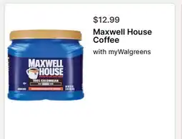 Walgreens Maxwell House Coffee offer