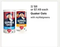 Walgreens Quaker Oats offer
