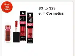 Walgreens e. l. f. Cosmetics offer
