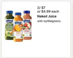 Walgreens Naked Juice offer