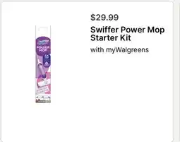 Walgreens Swiffer Power Mop Starter Kit offer
