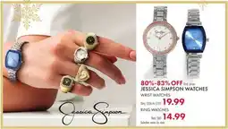Boscov's JESSICA SIMPSON WATCHES offer