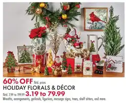 Boscov's HOLIDAY FLORALS & DÉCOR offer