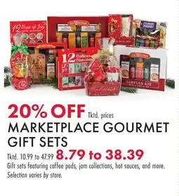Boscov's MARKETPLACE GOURMET GIFT SETS offer