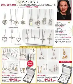 Boscov's NOVA STAR LAB GROWN DIAMOND PENDANTS offer