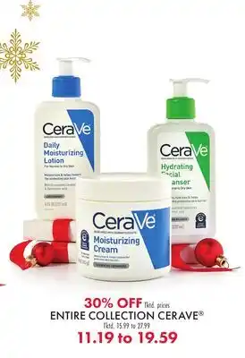 Boscov's ENTIRE COLLECTION CERAVE offer