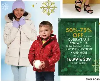 Boscov's OUTERWEAR & SNOWSUITS offer