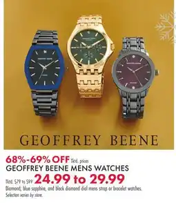 Boscov's GEOFFREY BEENE MENS WATCHES offer