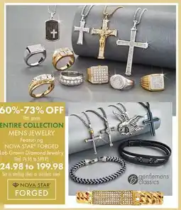 Boscov's ENTIRE COLLECTION MENS JEWELRY offer
