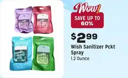 Grocery Outlet Sanitizer Pckt Spray offer