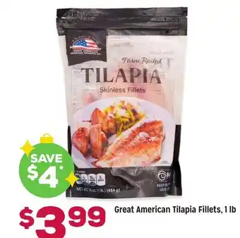 Grocery Outlet Great American Tilapia Fillets offer