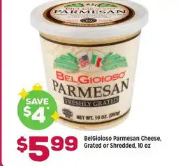 Grocery Outlet BelGioioso Parmesan Cheese, Grated or Shredded offer