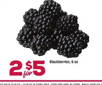 Grocery Outlet Blackberries offer