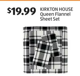 Aldi KIRKTON HOUSE Queen Flannel Sheet Set offer