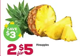 Grocery Outlet Pineapples offer