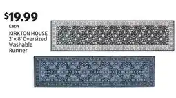 Aldi KIRKTON HOUSE 2' x 8' Oversized Washable Runner offer