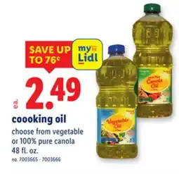 Lidl coooking oil offer