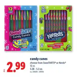 Lidl candy canes offer