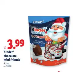 Lidl Kinder chocolate, mini friends offer