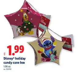 Lidl Disney holiday candy cane box offer