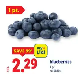 Lidl blueberries offer