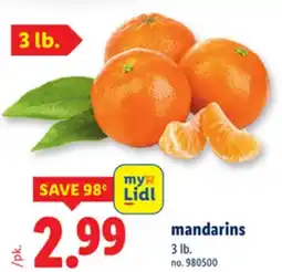 Lidl mandarins offer