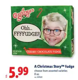 Lidl A Christmas Story fudge offer