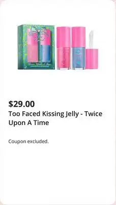 JC Penney Too Faced Kissing Jelly - Twice Upon A Time offer