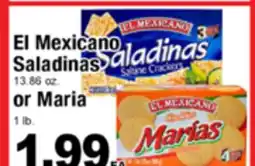 Superior Grocers El Mexicano Saladinas 13.86 oz. or Maria 1 lb offer