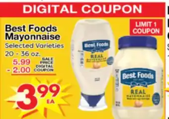 Superior Grocers Best Foods Mayonnaise offer