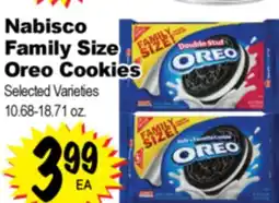 Superior Grocers Nabisco Family Size Oreo Cookies offer